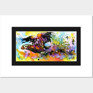 Tufted Puffin Takeoff Posters and Art